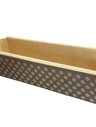 Pack 10 Molde Queque Papel Para 300g 18,5x5x5cm