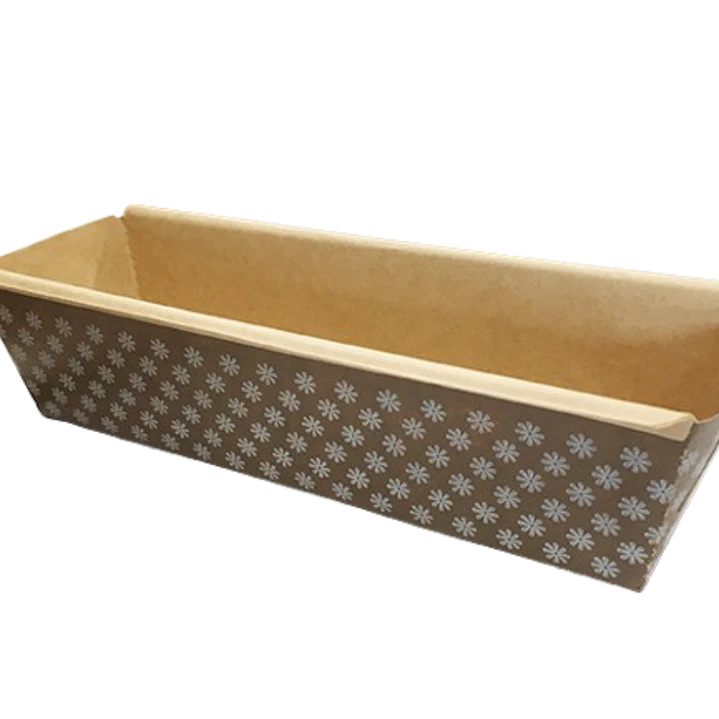 Pack 10 Molde Queque Papel Para 300g 18,5x5x5cm 1