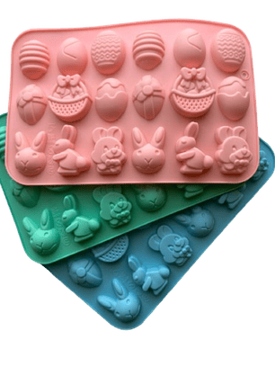 Molde Silicona Pascua Varios Diseños 18 Cavidades