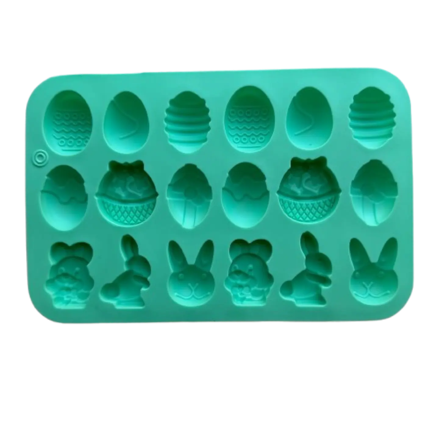 Molde Silicona Pascua Varios Diseños 18 Cavidades 2