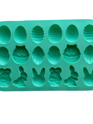 Molde Silicona Pascua Varios Diseños 18 Cavidades
