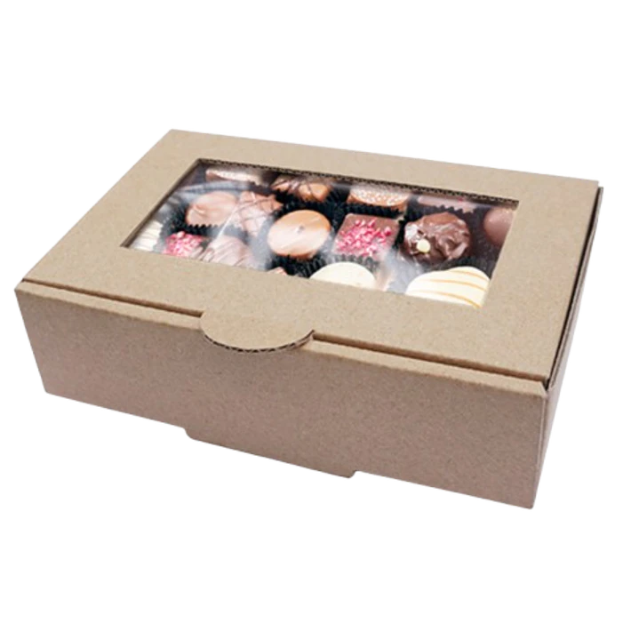 Caja XS Carton Microcorrugado Ventana 14,2x9,4x3,8cm 1