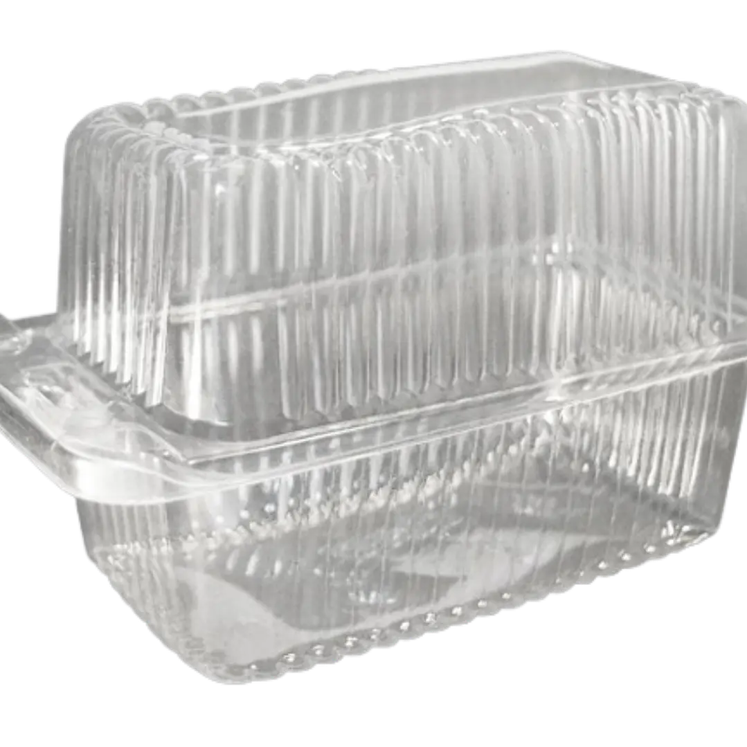 Pack 5 Caja Plastica Pastel Individual Rectangular 14x7x12cm 1