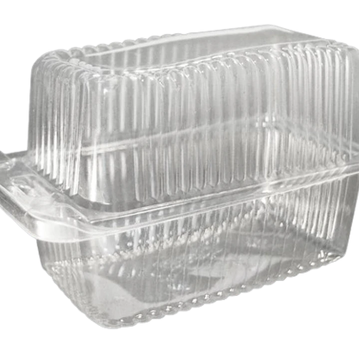 Pack 5 Caja Plastica Pastel Individual Rectangular 14x7x12cm 1