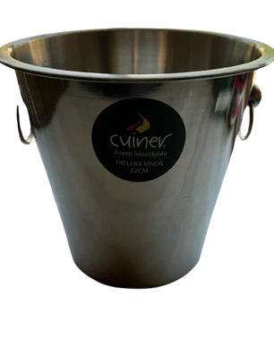 Hielera Acero Inoxidable Cuiner 22cm
