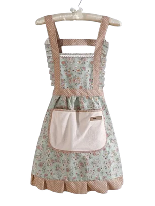 Delantal De Cocina Vintage Verde