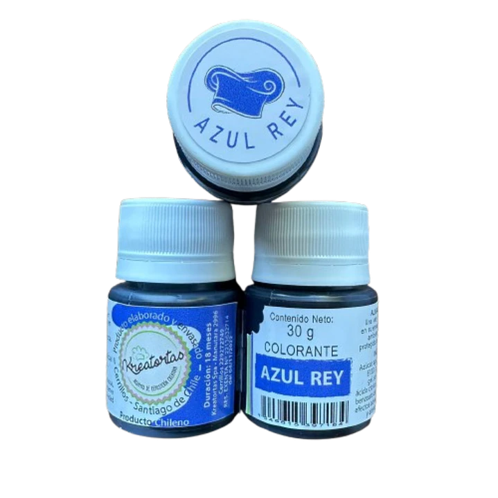 Colorante Gel Azul Rey Comestible Reposteria Kreatortas 30g 2