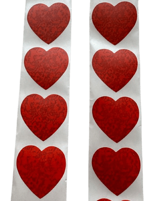 Stickers Corazon D 100un 25mm