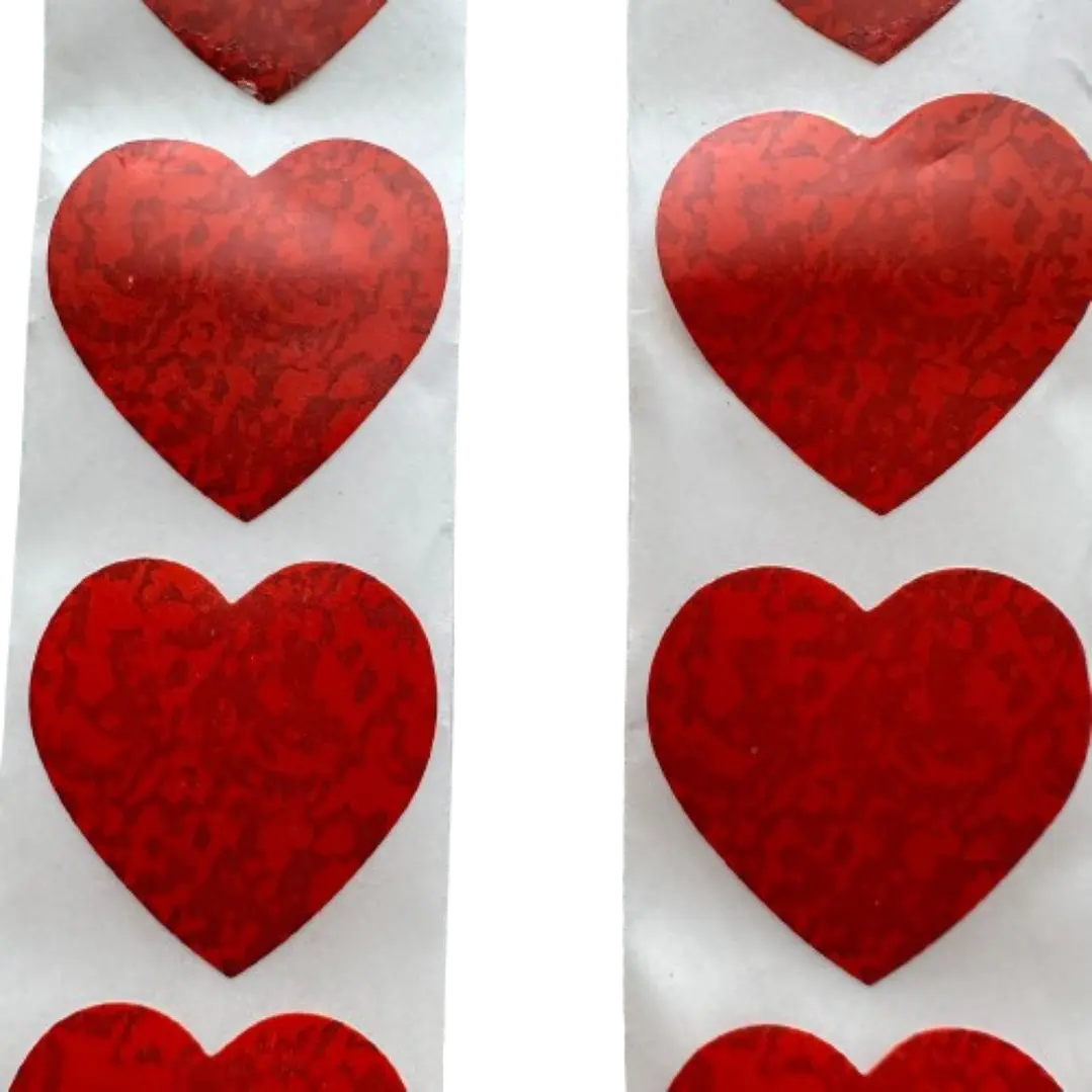 Stickers Corazon D 100un 25mm 2