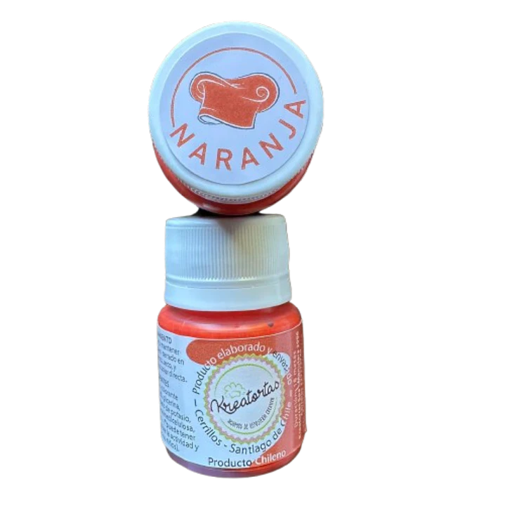 Colorante Gel Naranja Comestible Reposteria Kreatortas 30g 1