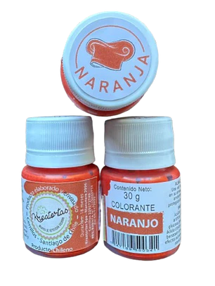 Colorante Gel Naranja Comestible Reposteria Kreatortas 30g