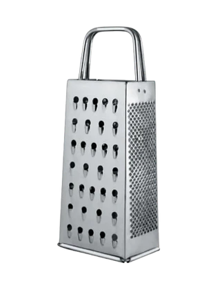 Rallador Acero Inoxidable 4 Lados Cuiner 23cm
