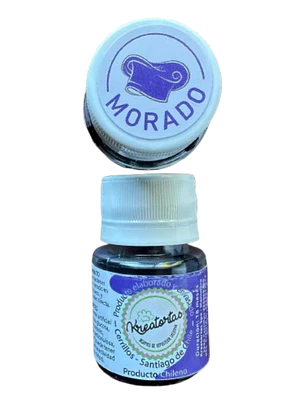 Colorante Gel Morado Comestible Reposteria Kreatortas 30g