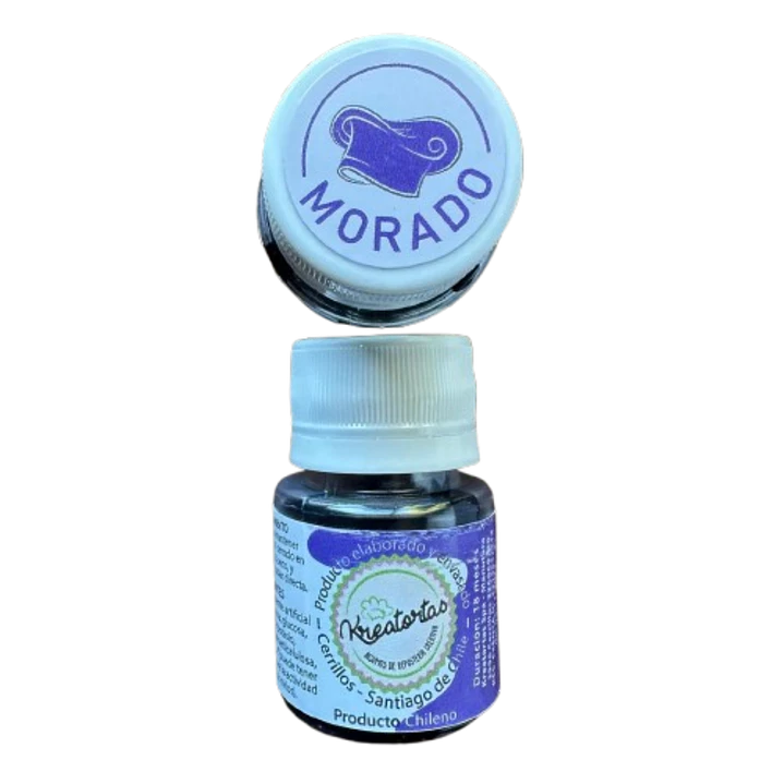 Colorante Gel Morado Comestible Reposteria Kreatortas 30g 1