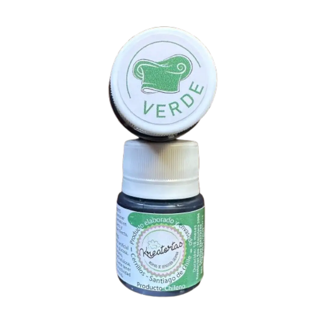 Colorante Gel Verde Comestible Reposteria Kreatortas 30g 1