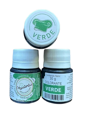 Colorante Gel Verde Comestible Reposteria Kreatortas 30g