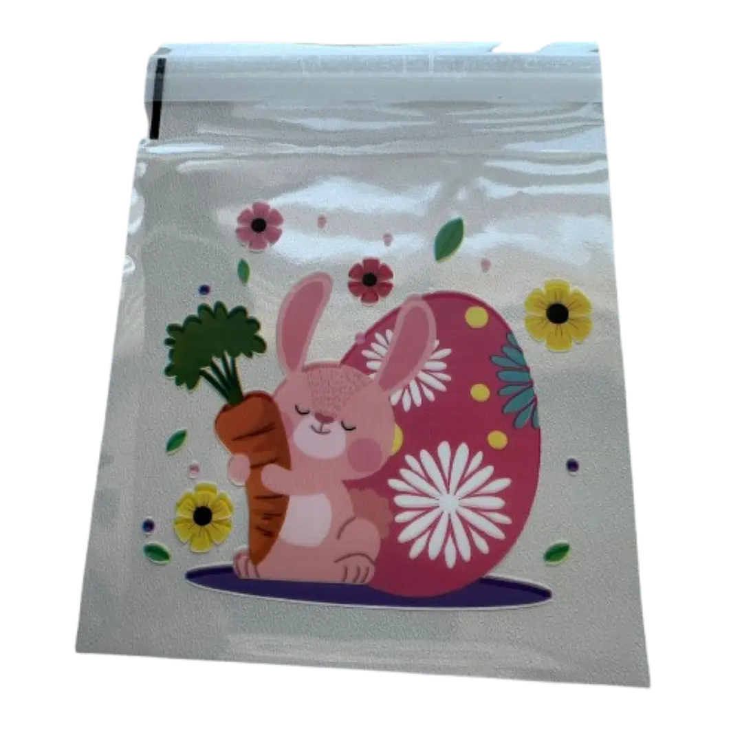 Bolsas Pascua D Celofan Autoadhesivas 100un 10x10+2cm 5