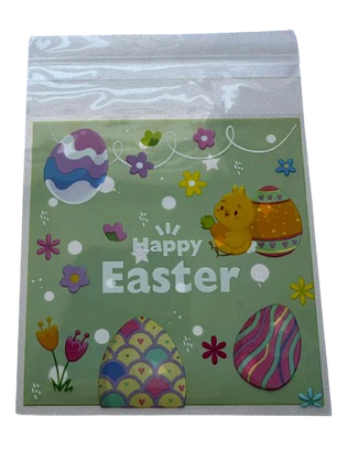 Bolsas Pascua B Celofan Autoadhesivas 100un 10x10+2cm