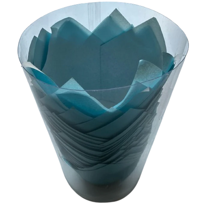 Tulipa Para Muffin Celeste 50un Diametro 5cm Alto 6cm 2
