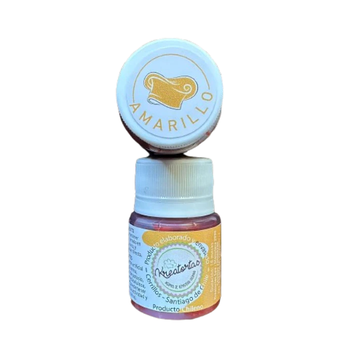 Colorante Gel Amarillo Comestible Reposteria Kreatortas 30g 1