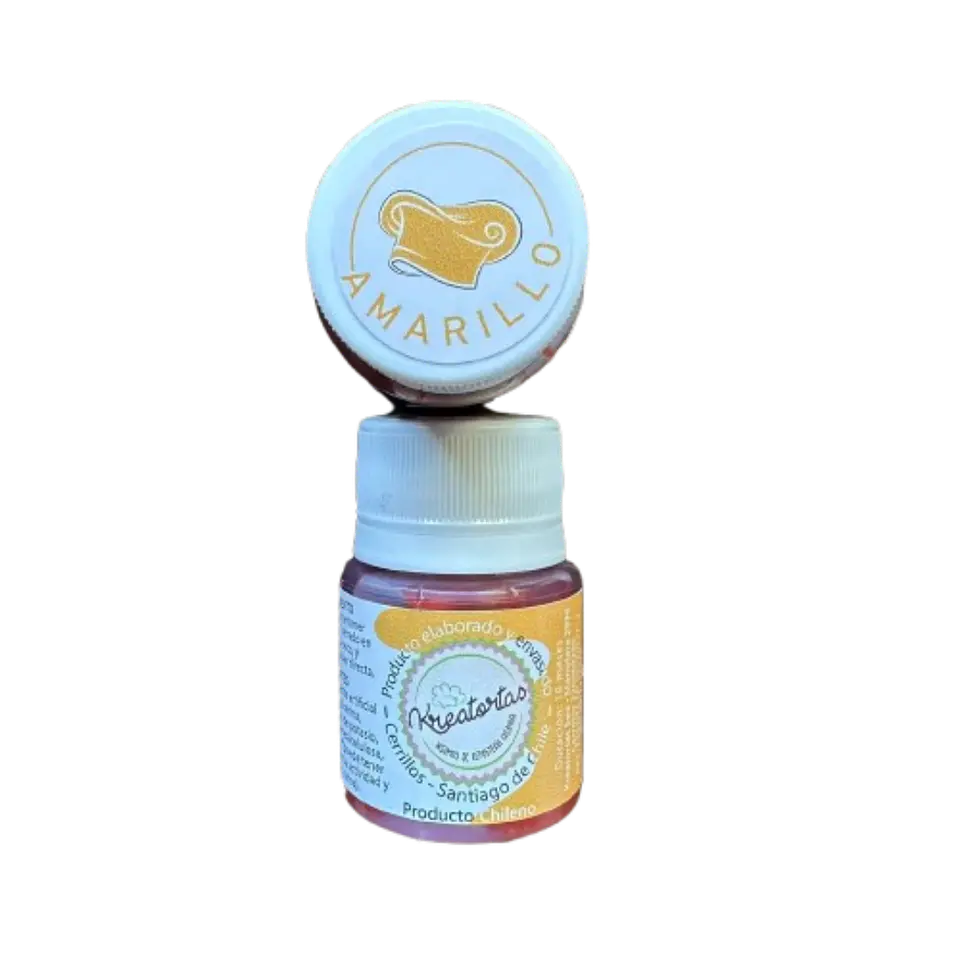 Colorante Gel Amarillo Comestible Reposteria Kreatortas 30g 1