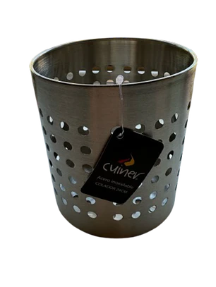 Porta Cubiertos Acero Inoxidable Cuiner 13cm