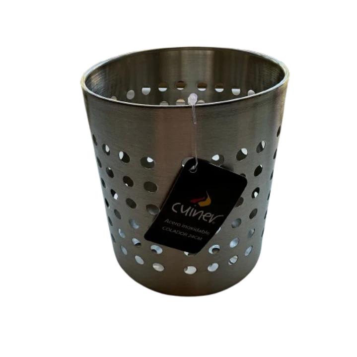 Porta Cubiertos Acero Inoxidable Cuiner 13cm 2