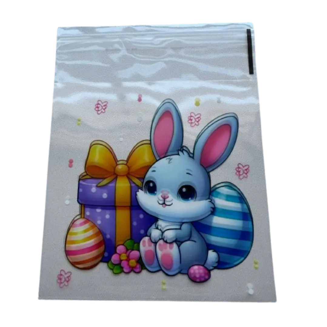 Bolsas Pascua C Celofan Autoadhesivas 100un 10x10+2cm 3