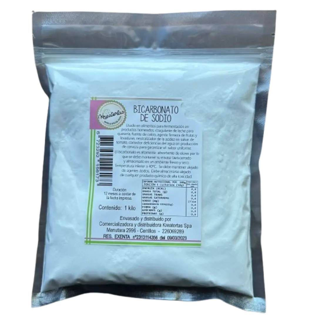 Bicarbonato De Sodio Kreatortas 1kg 1