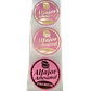 Sticker Alfajor Rosado 100un 38mm - Miniatura 2