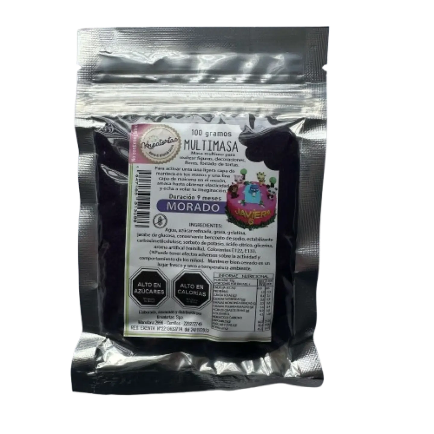 Multimasa Fondant Morada Kreatortas 100g 1