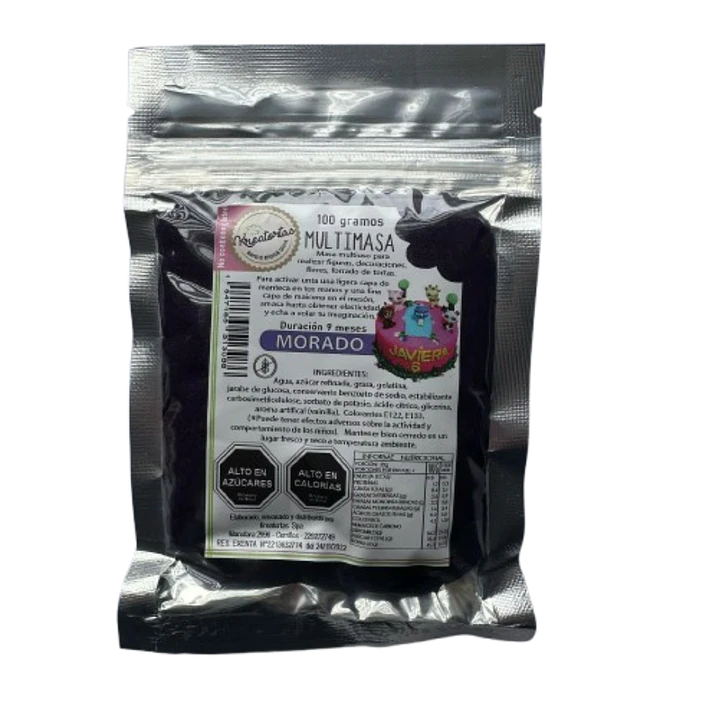 Multimasa Fondant Morada Kreatortas 100g 1