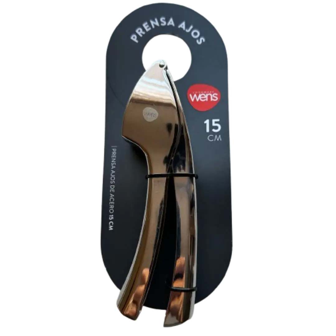 Prensa Ajo Acero Inoxidable Wens 15cm 2