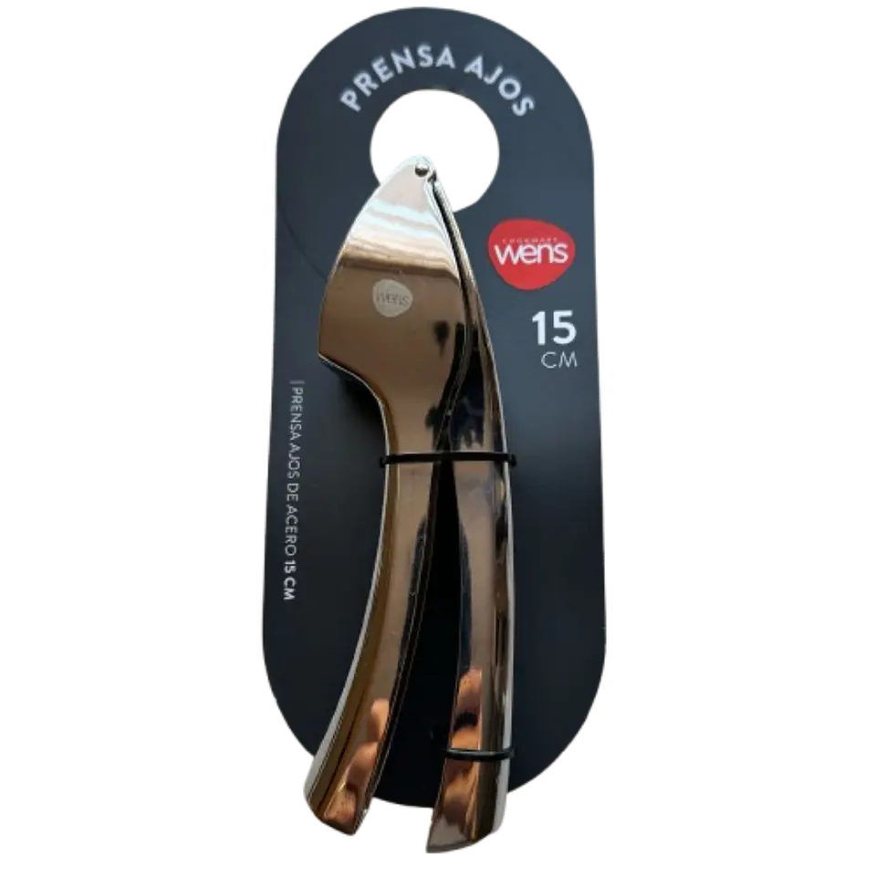 Prensa Ajo Acero Inoxidable Wens 15cm 2