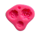 Molde Silicona Rosas 4 Figuras 7,2x7,2cm - Miniatura 2