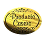 Sticker Producto Casero Dorado 100un 38mm - Miniatura 1
