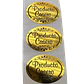 Sticker Producto Casero Dorado 100un 38mm - Miniatura 2