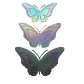 Topper Mariposas Decorativas Purpura Tornasol 12 pcs - Miniatura 1
