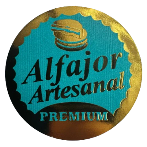Sticker Alfajor Calipso 100un 38mm