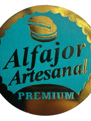 Sticker Alfajor Calipso 100un 38mm