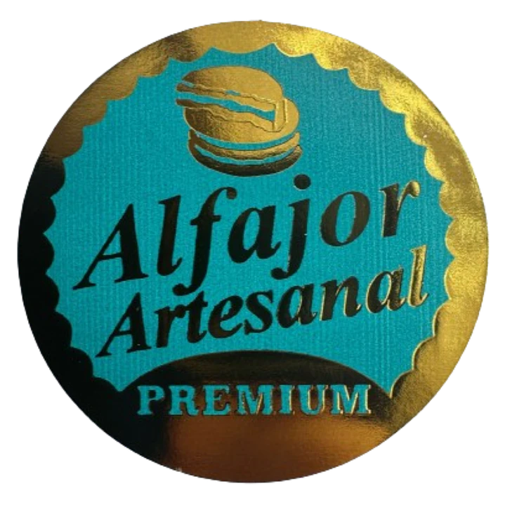 Sticker Alfajor Calipso 100un 38mm 1
