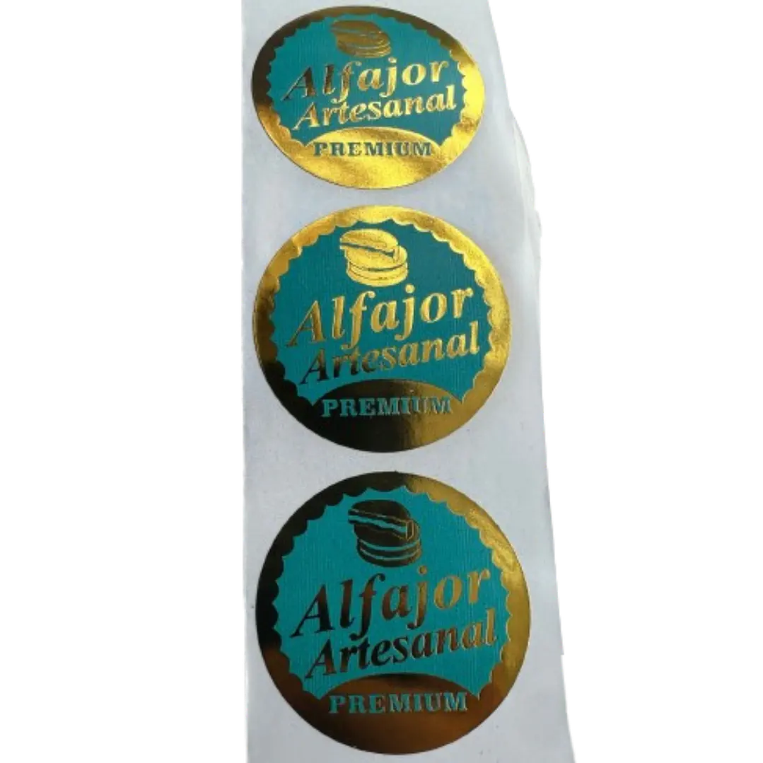 Sticker Alfajor Calipso 100un 38mm 2