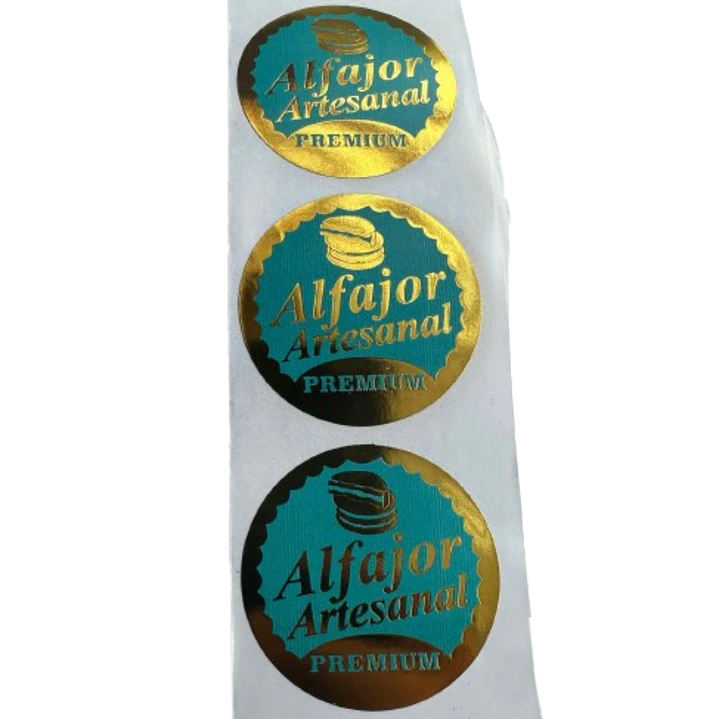 Sticker Alfajor Calipso 100un 38mm 2