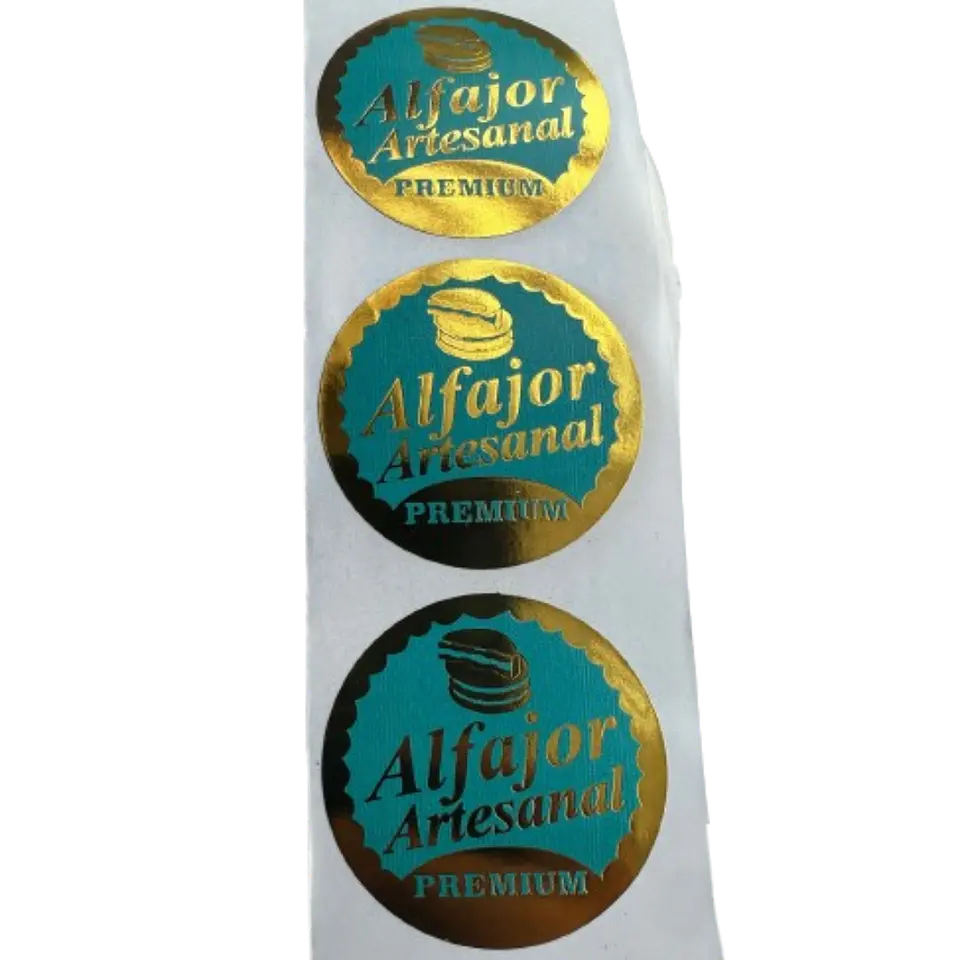 Sticker Alfajor Calipso 100un 38mm 2