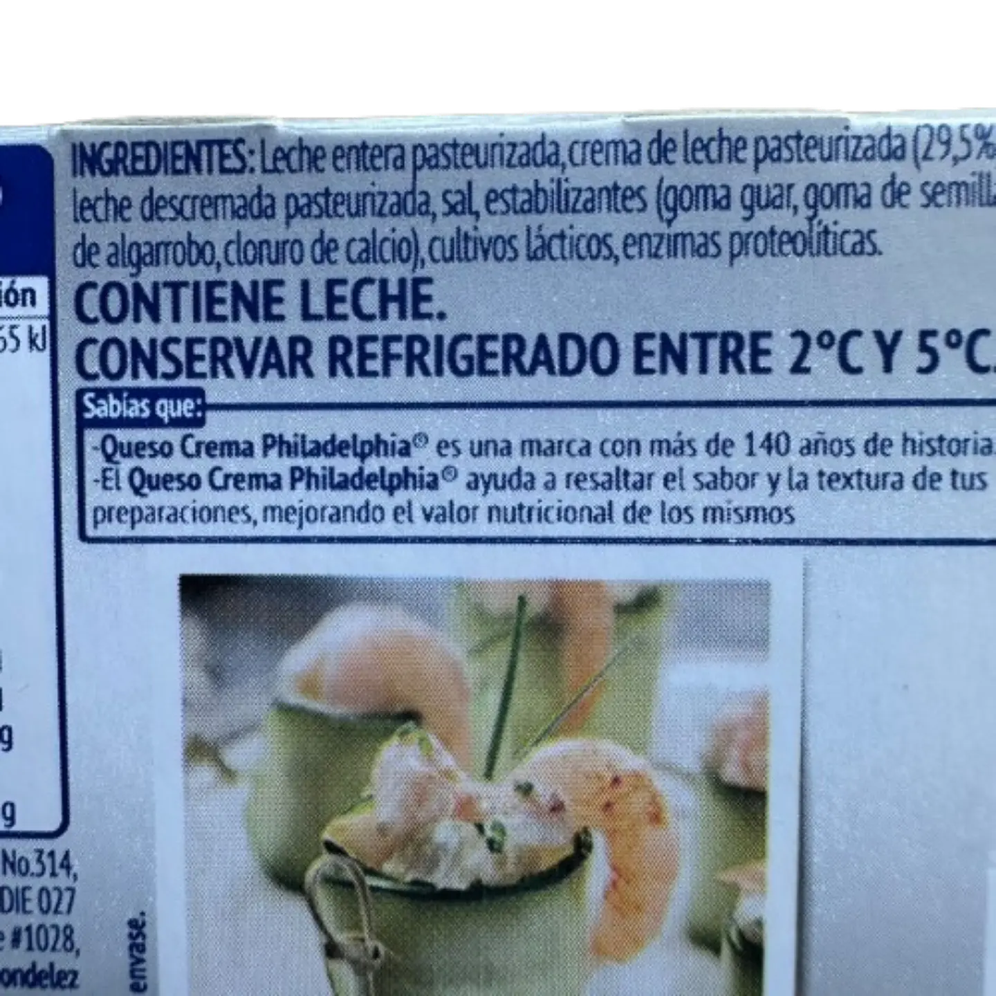 Queso Crema Philadelphia Kraft 250g 2