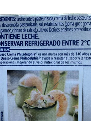 Queso Crema Philadelphia Kraft 250g
