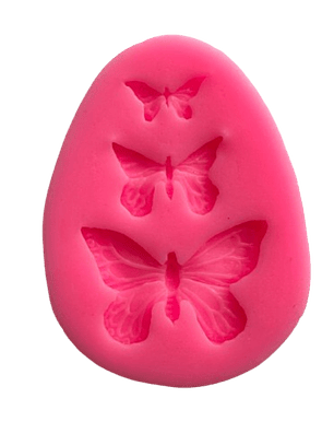 Molde Silicona Mariposas 3 Figuras 7,2x5,4cm