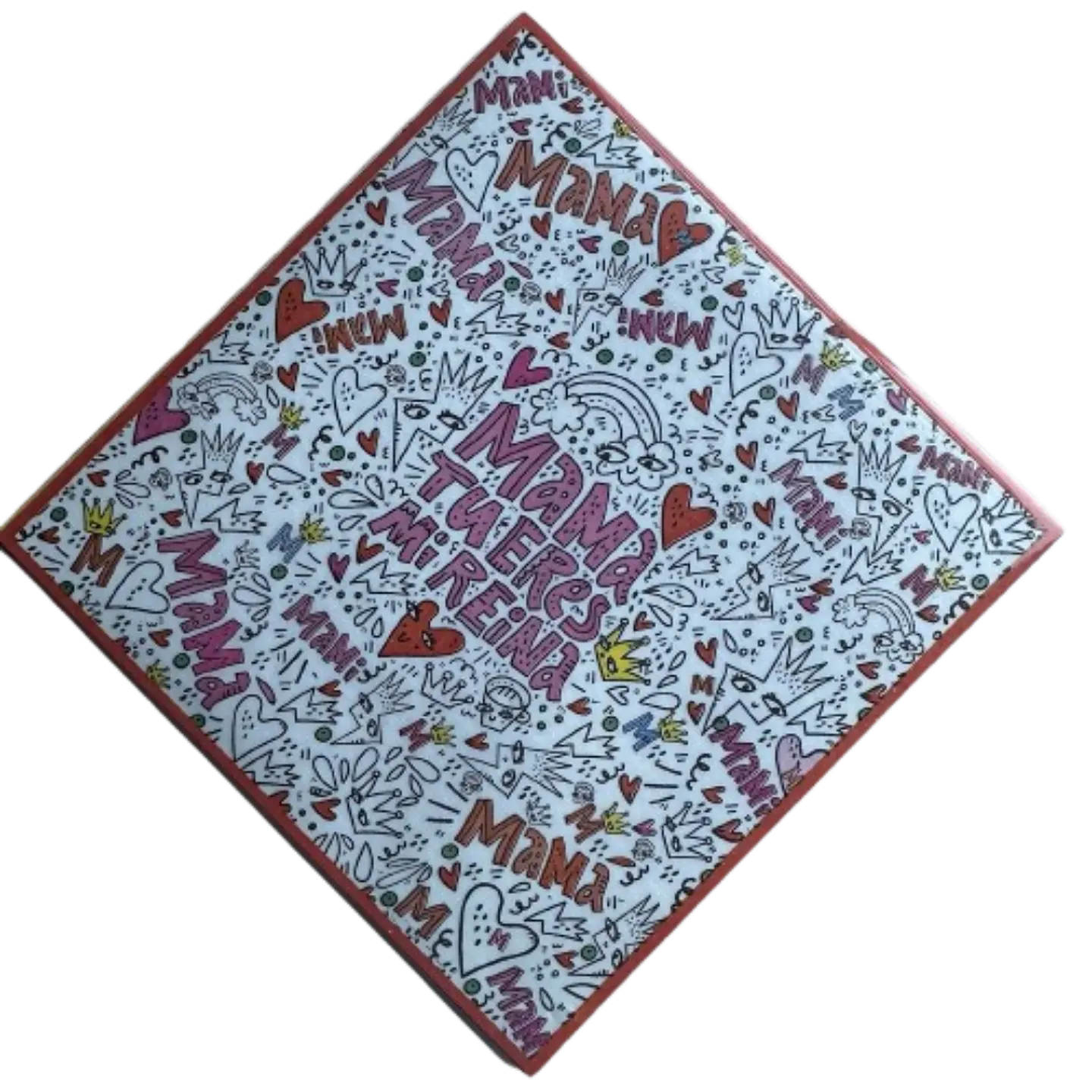 Papel Alfajor Dia De La Madre Diseño B 100un 14x14cm 2