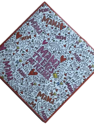 Papel Alfajor Dia De La Madre Diseño B 100un 14x14cm