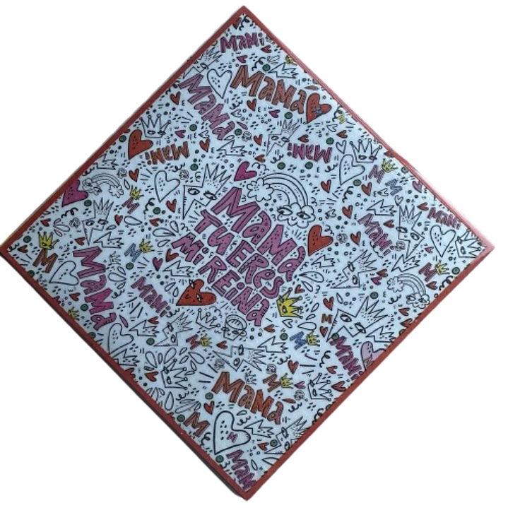 Papel Alfajor Dia De La Madre Diseño B 100un 14x14cm 2